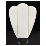 10K GOLD ROPE NECKLACE - 30" CHAIN -