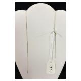 14K GOLD 18" CHAIN - BROKEN - 3 GR TOTAL WEIGHT