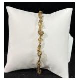 14K GOLD 6" BRACELET - DAMAGED - 4.5 GR TOTAL