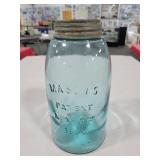 NO. 14 BLUE MASON JAR - QUART