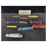 (11) ASSORTED POCKET KNIVES - SOME W/ CONDITION