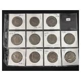 (11) CLAD KENNEDY HALF DOLLARS