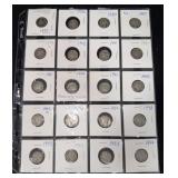 (20) ASSTD MERCURY DIMES