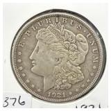 1921-S MORGAN SILVER DOLLAR
