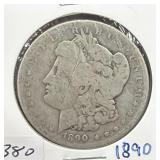 1890 MORGAN SILVER DOLLAR