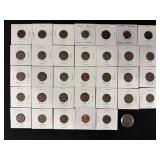 (34) ASSTD WHEAT PENNIES