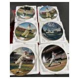 11 baseball collector plates
