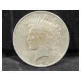 1923 PEACE SILVER DOLLAR