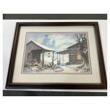 FRAMED LEE ROBERSON "TOWARD EVENING" 1990 -