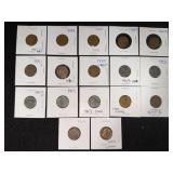 (17) LINCOLN WHEAT PENNIES