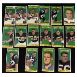 (16) OAKLAND FOOTBALL CARDS CIRCA 1960