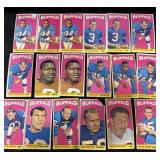 (18) BUFFALO FOOTBALL CARDS CIRCA 1960