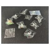 (10) ASSTD STAINLESS STEEL RINGS - VARIOUS SIZES