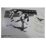 BOB TELLER SIGNED PHOTO PRINT
