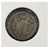 1867 SHIELD NICKEL