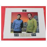 STAR TREK MR SPOCK & CAPTIAN KIRK PRINT