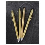 (4) GOLD FILLED MECHANICAL PENCILS