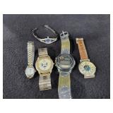 (6 ASSORTED WRIST WATCHES **NON RUNNING**