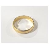 14K GOLD WEDDING BAND - SIZE 7 - 2.4 GR TOTAL
