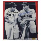 TED WILLIAMS & JOE DIMAGGIO PHOTO PRINT