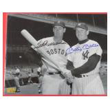 TED WILLIAMS & MICKEY MANTLE PHOTO PRINT