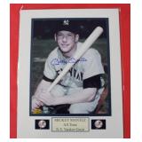 MICKEY MANTLE ALL TIME N.Y. YANKEE PHOTO PRINT