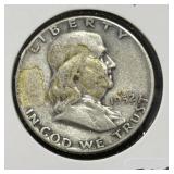 1952 FRANKLIN HALF DOLLAR