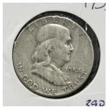 1954 FRANKLIN HALF DOLLAR