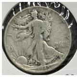 1945 WALKING LIBERTY HALF DOLLAR