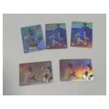 (5) 1992 UPPER DECK COMIC BALL HOLOGRAMS -