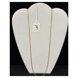 14K GOLD FILLED ROPE NECKLACE - 25" CHAIN