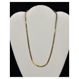 MILOR VERMEIL 19" FLAT CHAIN NECKLACE -