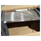 36' STAINLESS STEEL SHELF