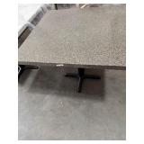 4 TOP RESTAURANT DINING TABLE 36'x36' (BROWN)