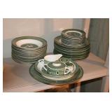 43 PCS. 'COLONIAL HOMESTEAD' DISHES BY ROYAL