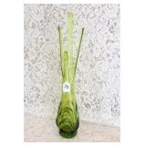 VIKING AVACADO GREEN 'EPIC' SWUNG VASE