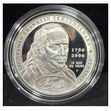 2006 BEN FRANKLIN "FOUNDING FATHER" PROOF SILVER