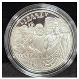 JAMESTOWN 400TH ANNIVERSARY PROOF SILVER DOLLAR -