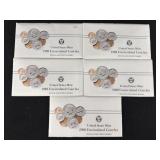1988-P & D UNC COIN SETS - 5 TIMES THE BID