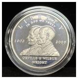 2003 FIRST FLIGHT CENTENNIAL PROOF SILVER DOLLAR -