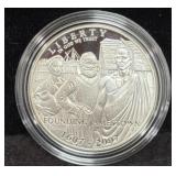 JAMESTOWN 400TH ANNIVERSARY PROOF SILVER DOLLAR -