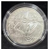 JAMESTOWN 400TH ANNIVERSARY UNC SILVER DOLLAR -