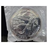 2016 5OZ SILVER THEODORE ROOSEVELT NATIONAL PARK