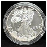 1995-P PROOF SILVER EAGLE - BOX AND COA