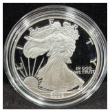 2006-W PROOF SILVER EAGLE - BOX AND COA