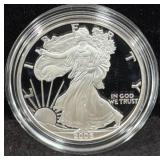 2006-W PROOF SILVER EAGLE - BOX AND COA