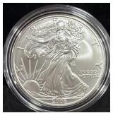 2006 UNC SILVER EAGLE - BOX AND COA