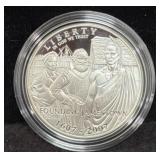 JAMESTOWN 400TH ANNIVERSARY PROOF SILVER DOLLAR -