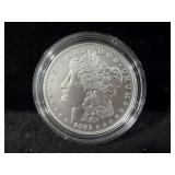 2023-P MORGAN UNC SILVER DOLLAR - BOX AND COA