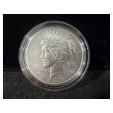 2023-P PEACE UNC SILVER DOLLAR - BOX AND COA